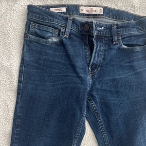Hollister Women's Dark Blue Skinny Jeans